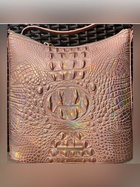 NWT Brahmin ROSE GOLD Katie Melbourne Crossbody